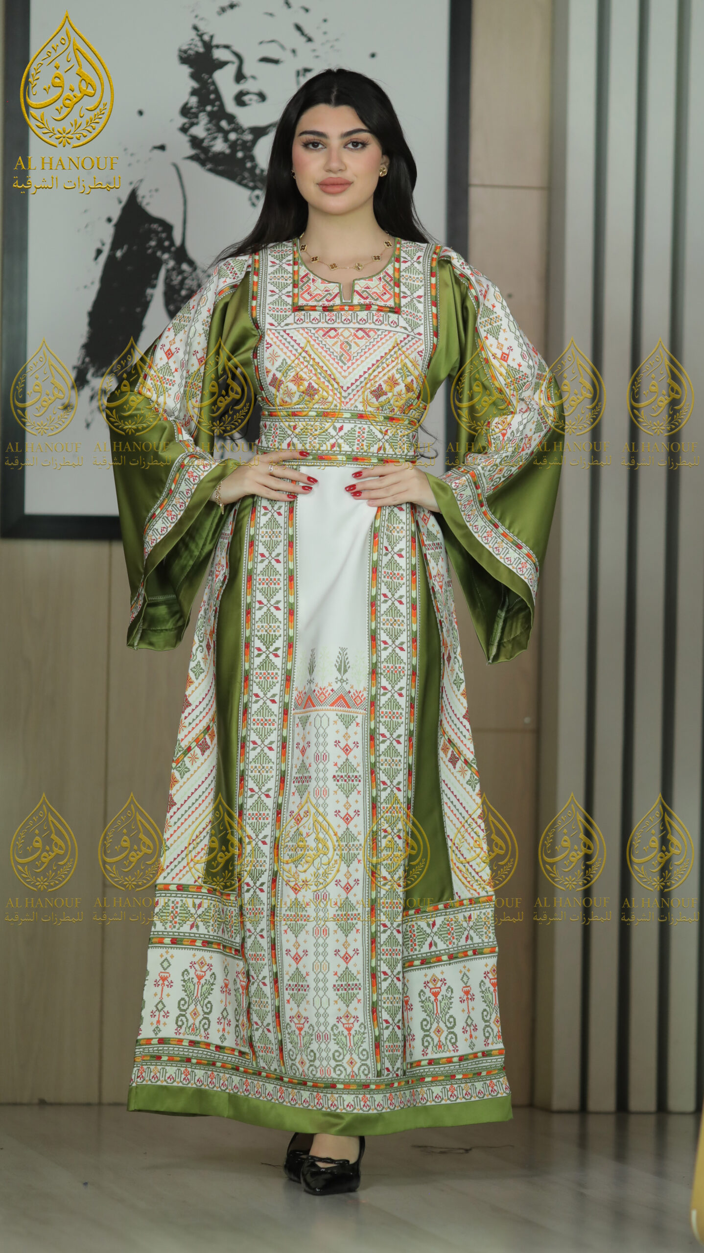 Thobe Falahi Satin