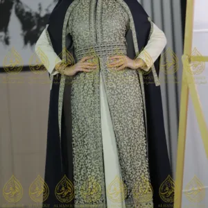 Aghbani Lozah Tulle Thobe